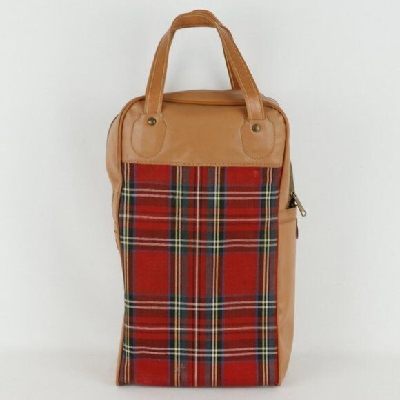 Thermos Vintage Red Plaid Icy-Hot Beverage Container Picnic 3 Piece Set - Picture 3 of 12